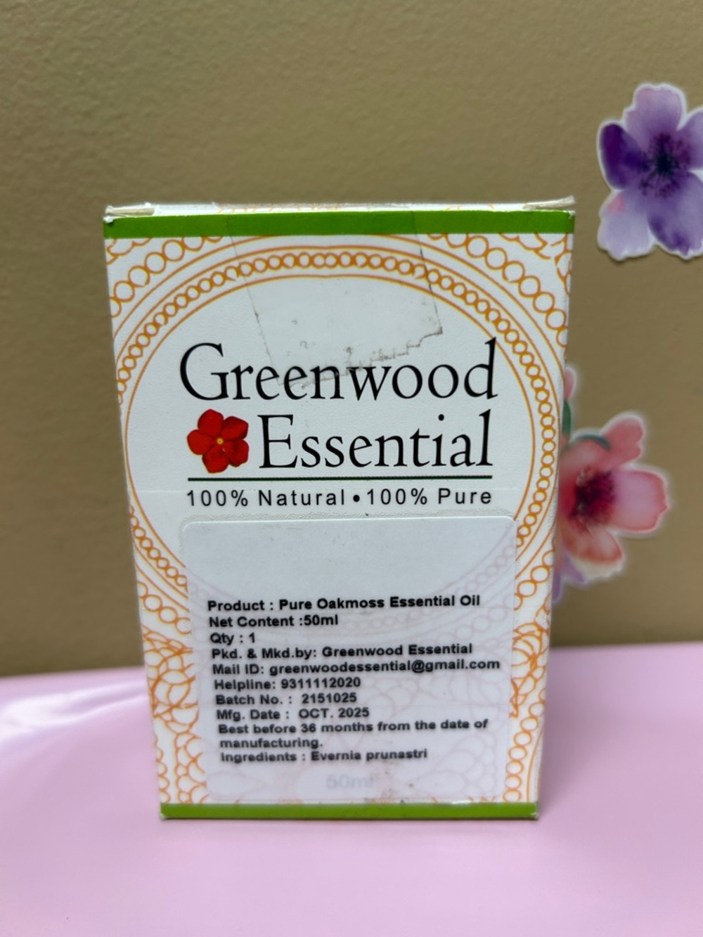 Greenwood Essential 100% Natural Pure Oakmoss Essential Oil - 1.69 oz.